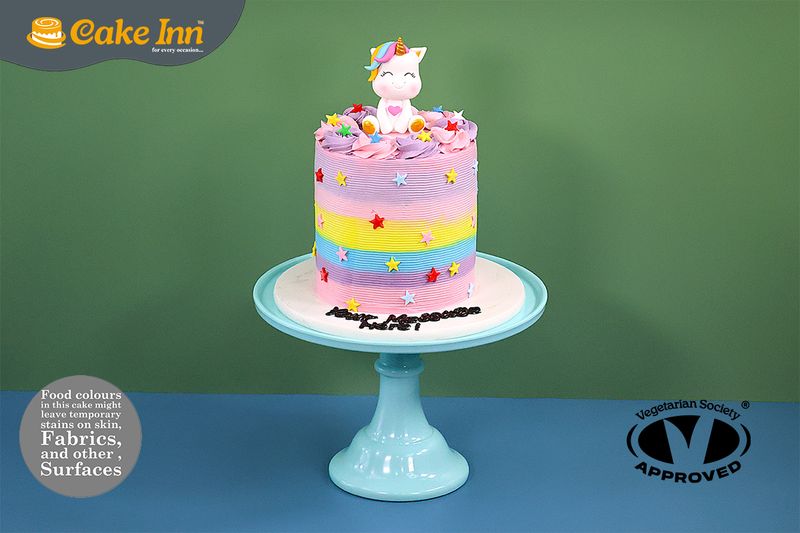 Tall 6 Layers Luxury Unicorn Cake