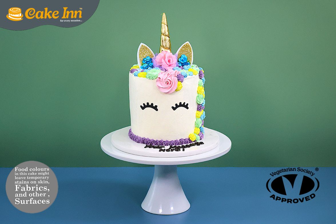 Tall 6 Layers Unicorn Cake
