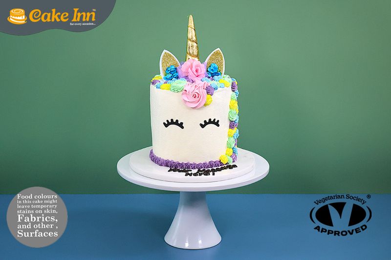 Tall 6 Layers Unicorn Cake