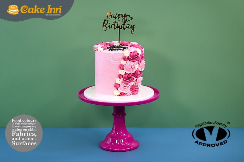 Tall 6 Layers Elegant Cake