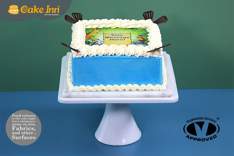 Safari Theme Birthday Cake