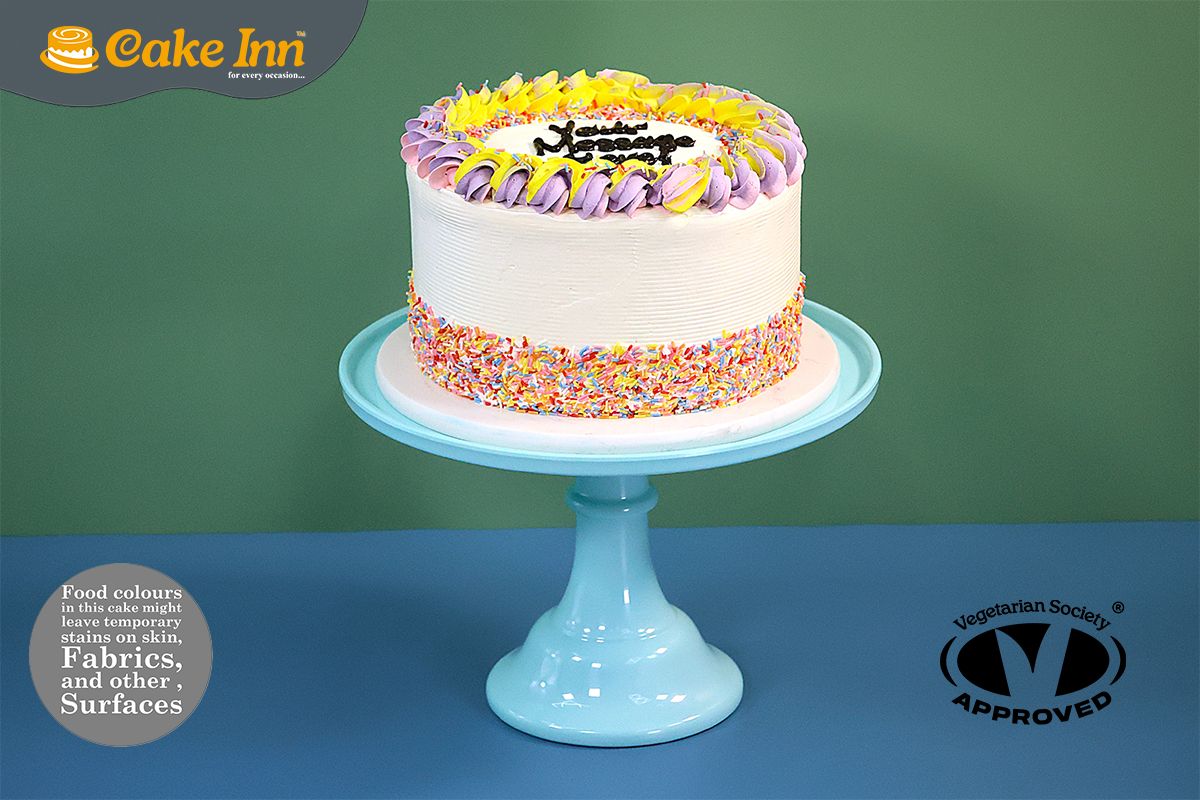 Rainbow Sprinkles Cake