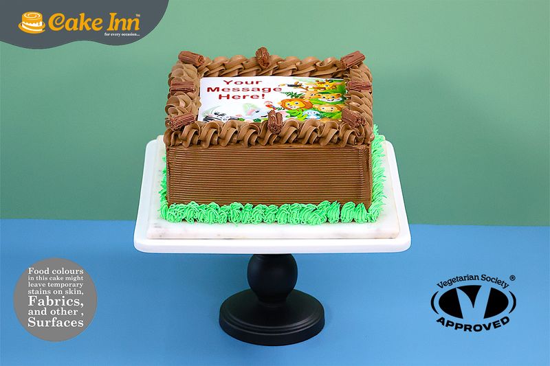Safari Theme Birthday Cake