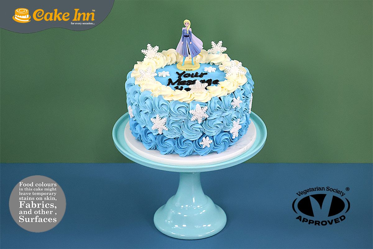 Elsa Frozen Themed Cake