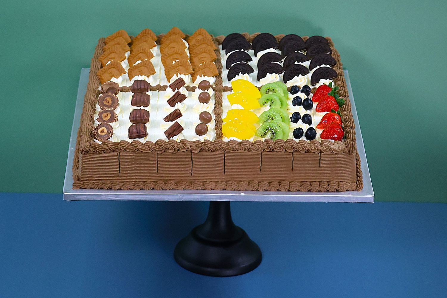 Mix & Match  Pre Cut Party Platter Tray Cake