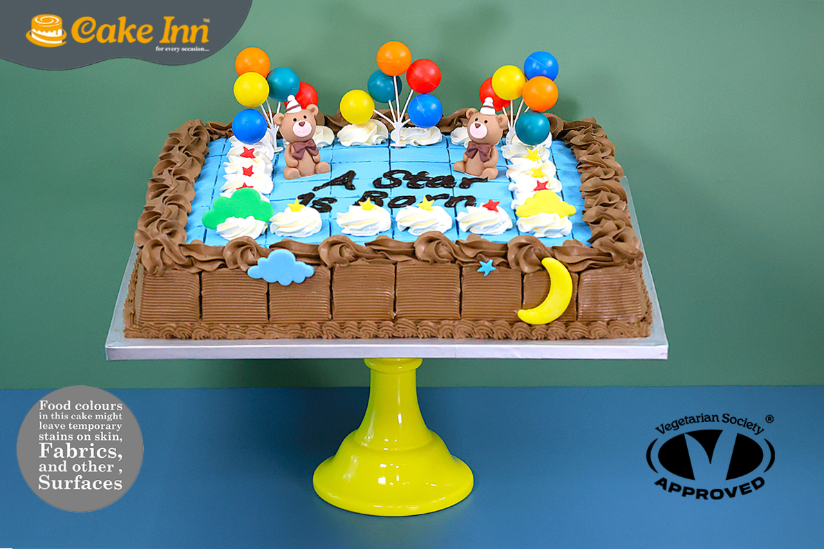 Baby Shower Custom Colour Pre Cut Party Platter Tray Cake Baby Shower Custom Colour Pre Cut Party Platter Tray Cake