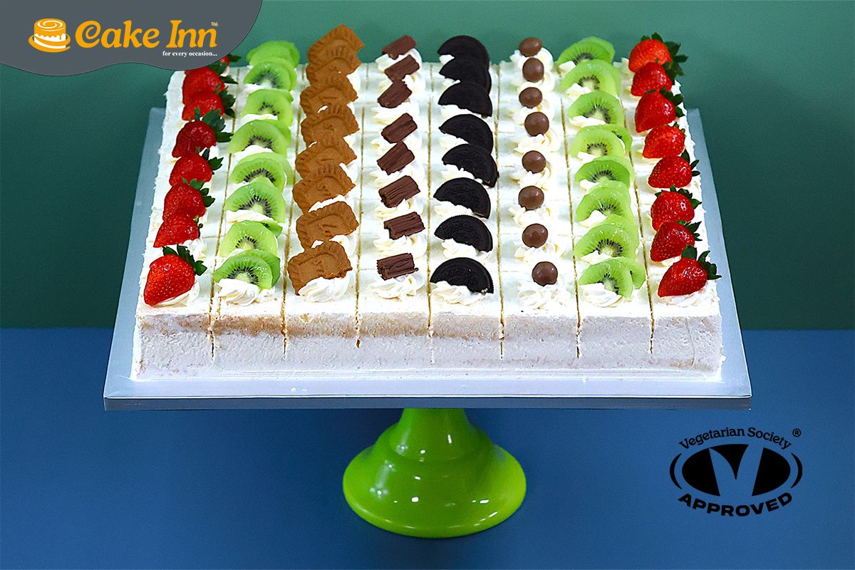 Naked Fruit Pre Cut Party Platter Tray Cake Naked Fruit Pre Cut Party Platter Tray Cake