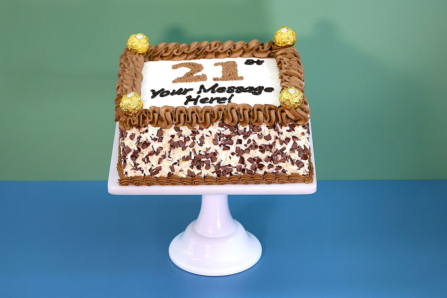 Chocolate Them Number Cake