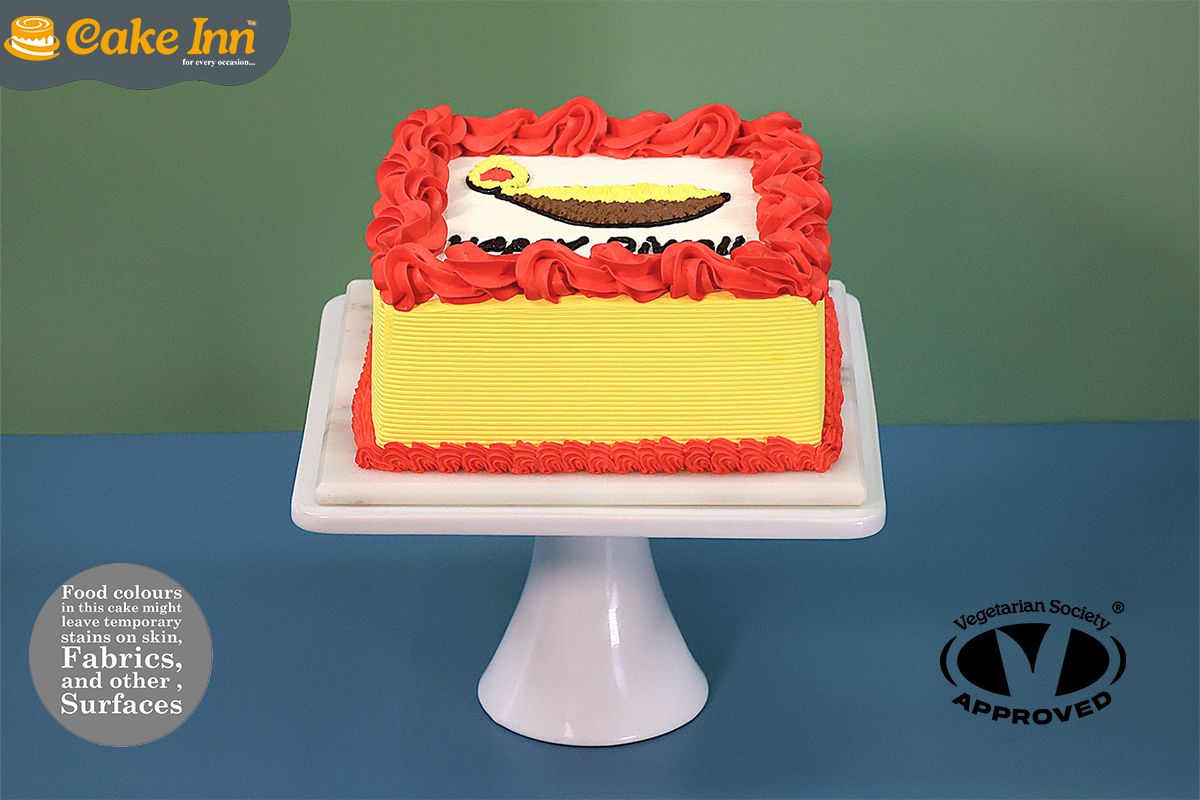 Diya Diwali cake