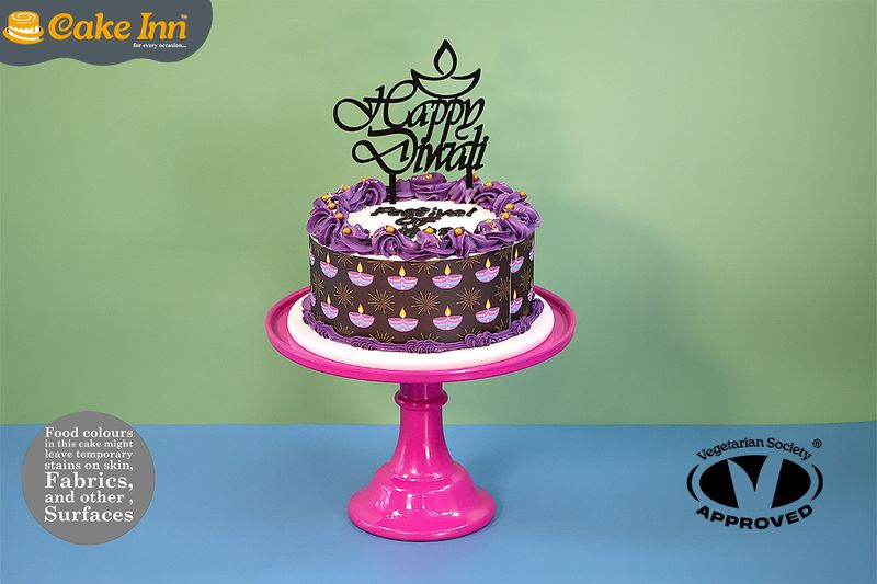 Happy Diwali Topper Cake