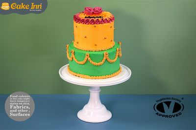 Mehndi Tier Cake