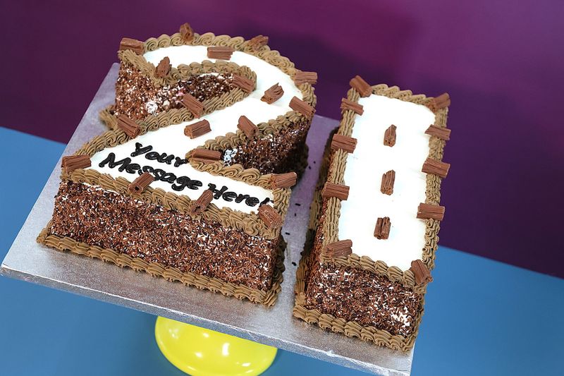 Chocolate Flake Number Cake Chocolate Flake Number Cake