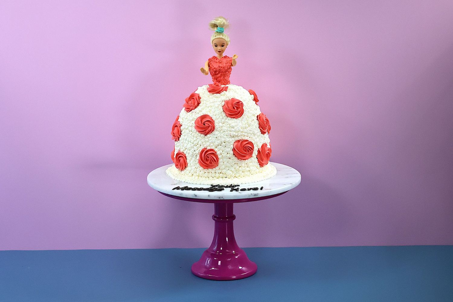 Customisable Colour Theme Doll Cake