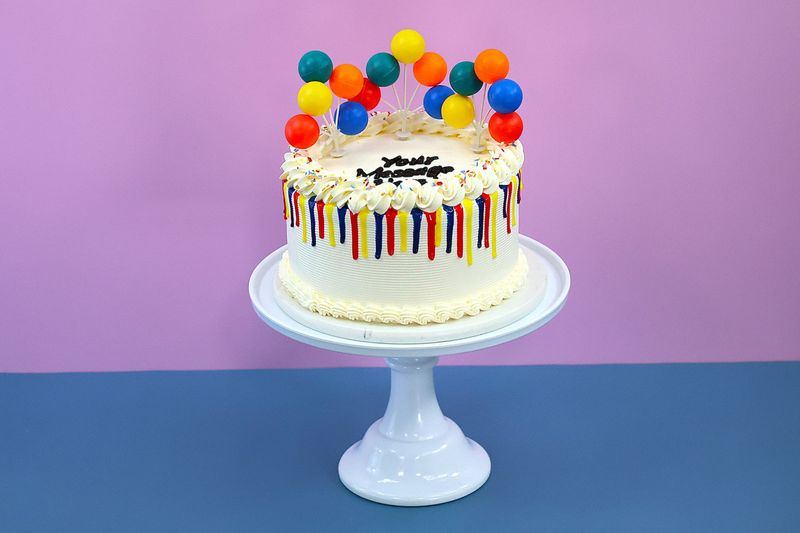 Confetti Balloon Cake Confetti Balloon Cake