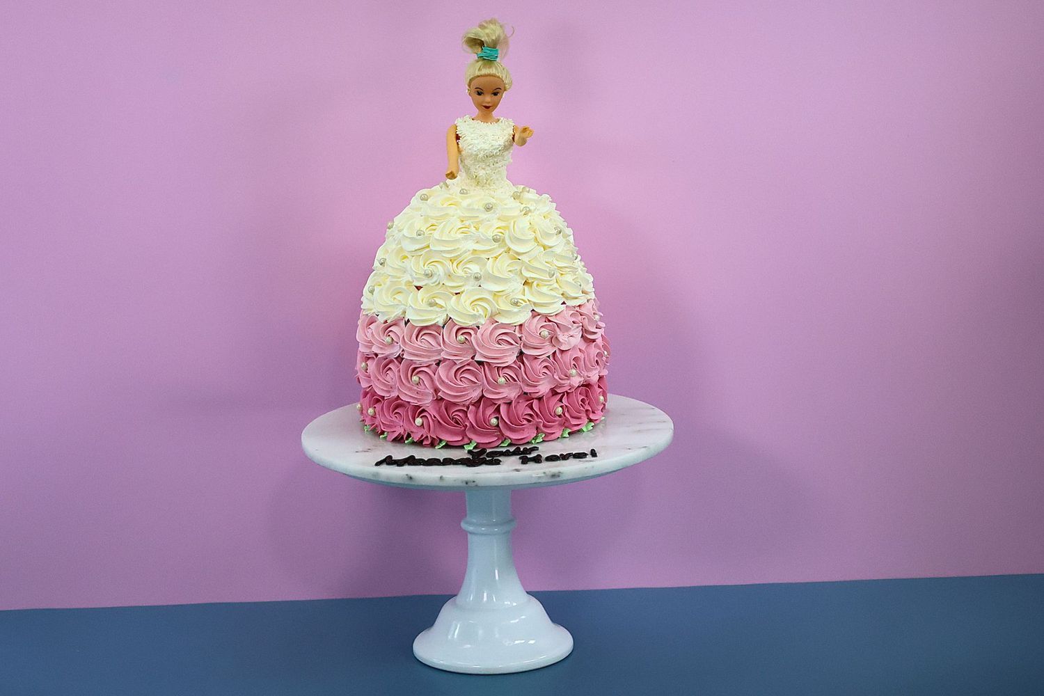 Pink Princesses Doll  Cake