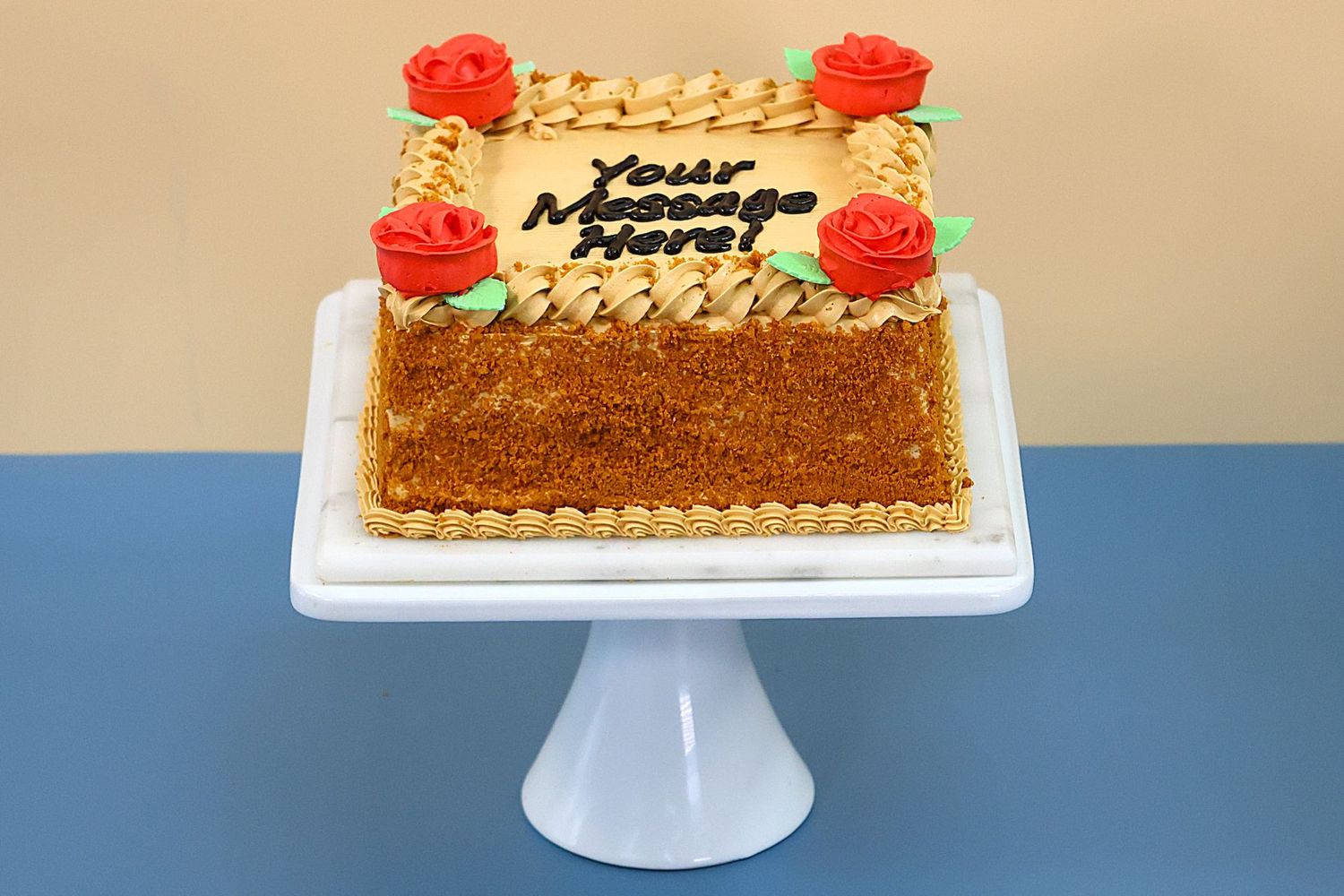 Red Rose Speculoos Cake