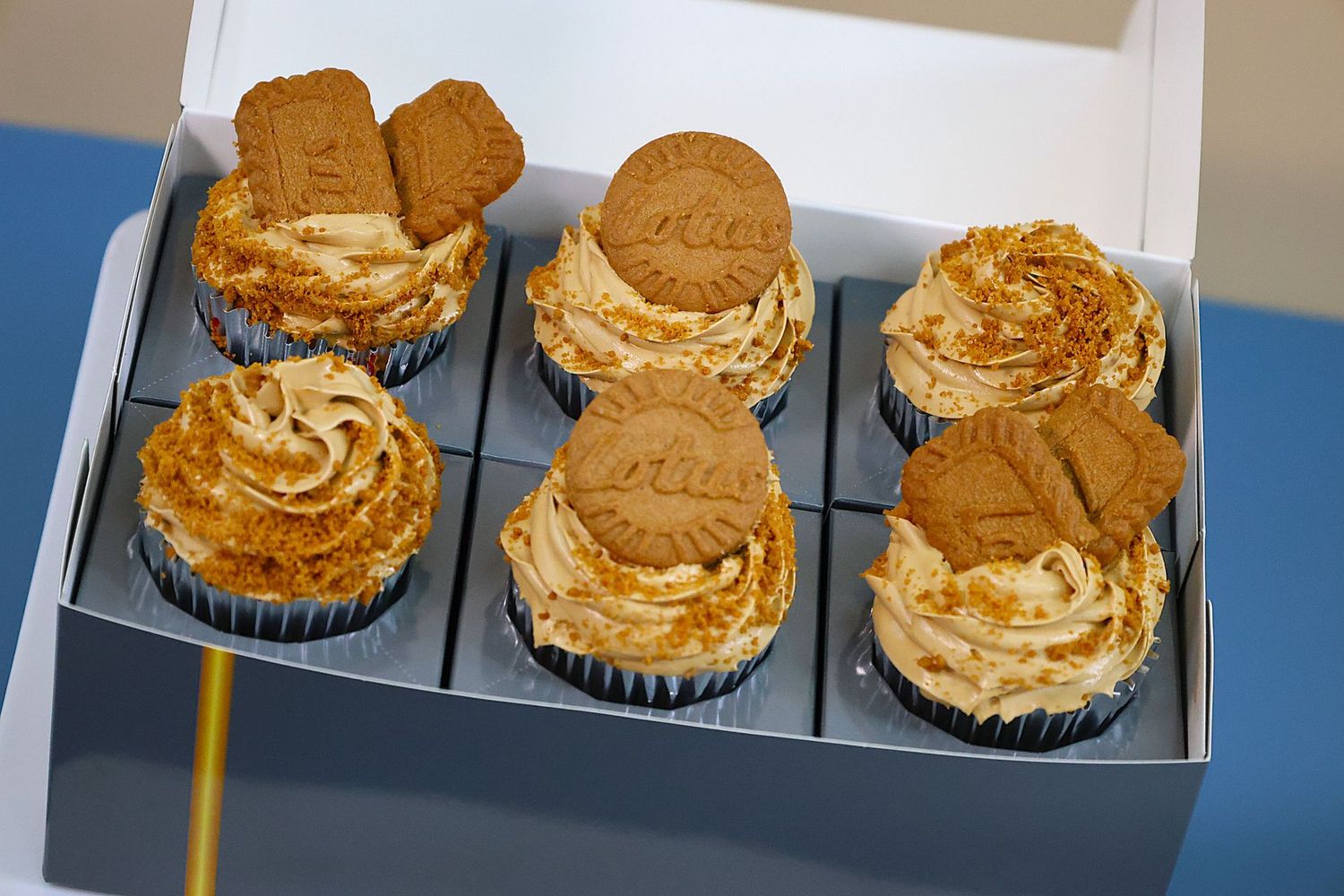 Speculoos Lotus Topping Cupcake