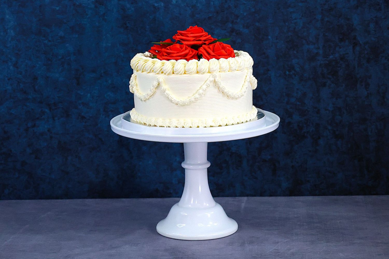Customisable Flowers Theme Anniversary Cake