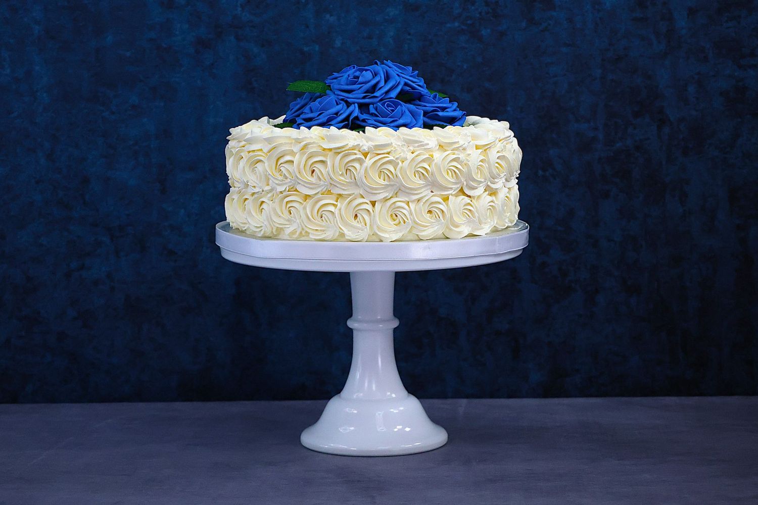 Customisable Flowers Theme Anniversary Cake