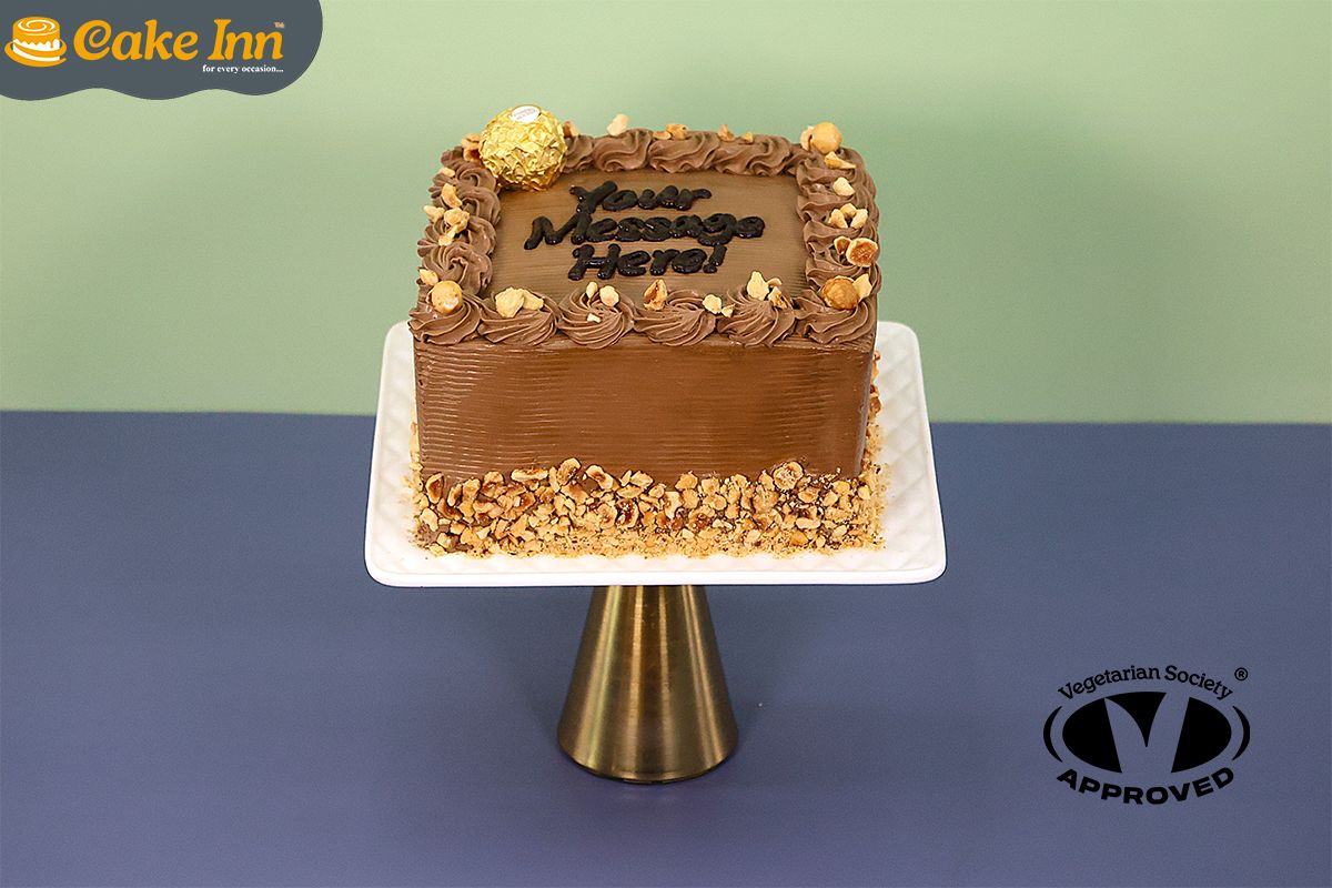 Hazelnut Diwali Cake