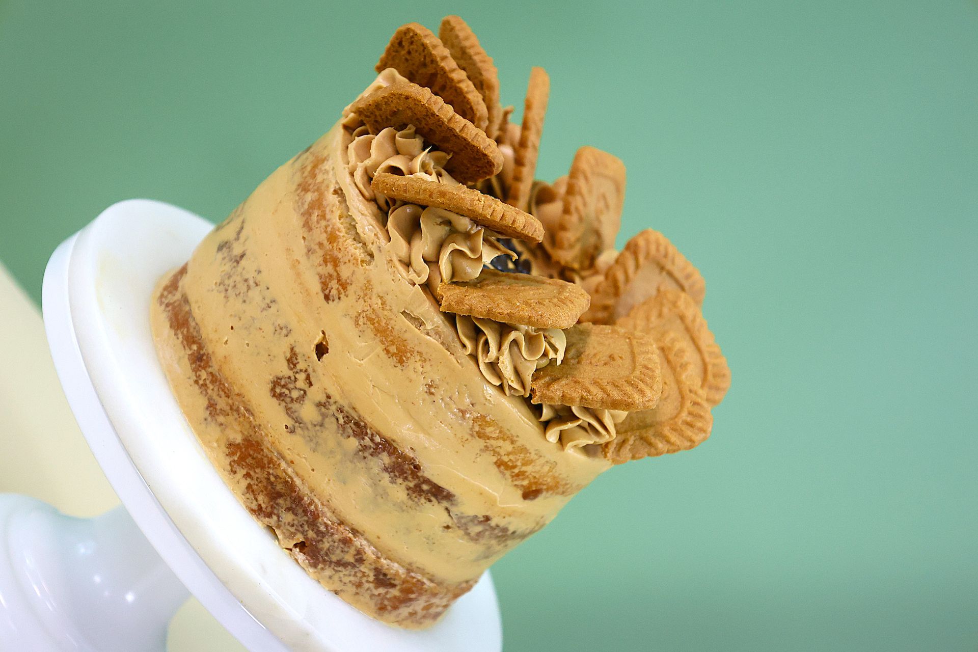 Loaded Vegan Biscoff Cake