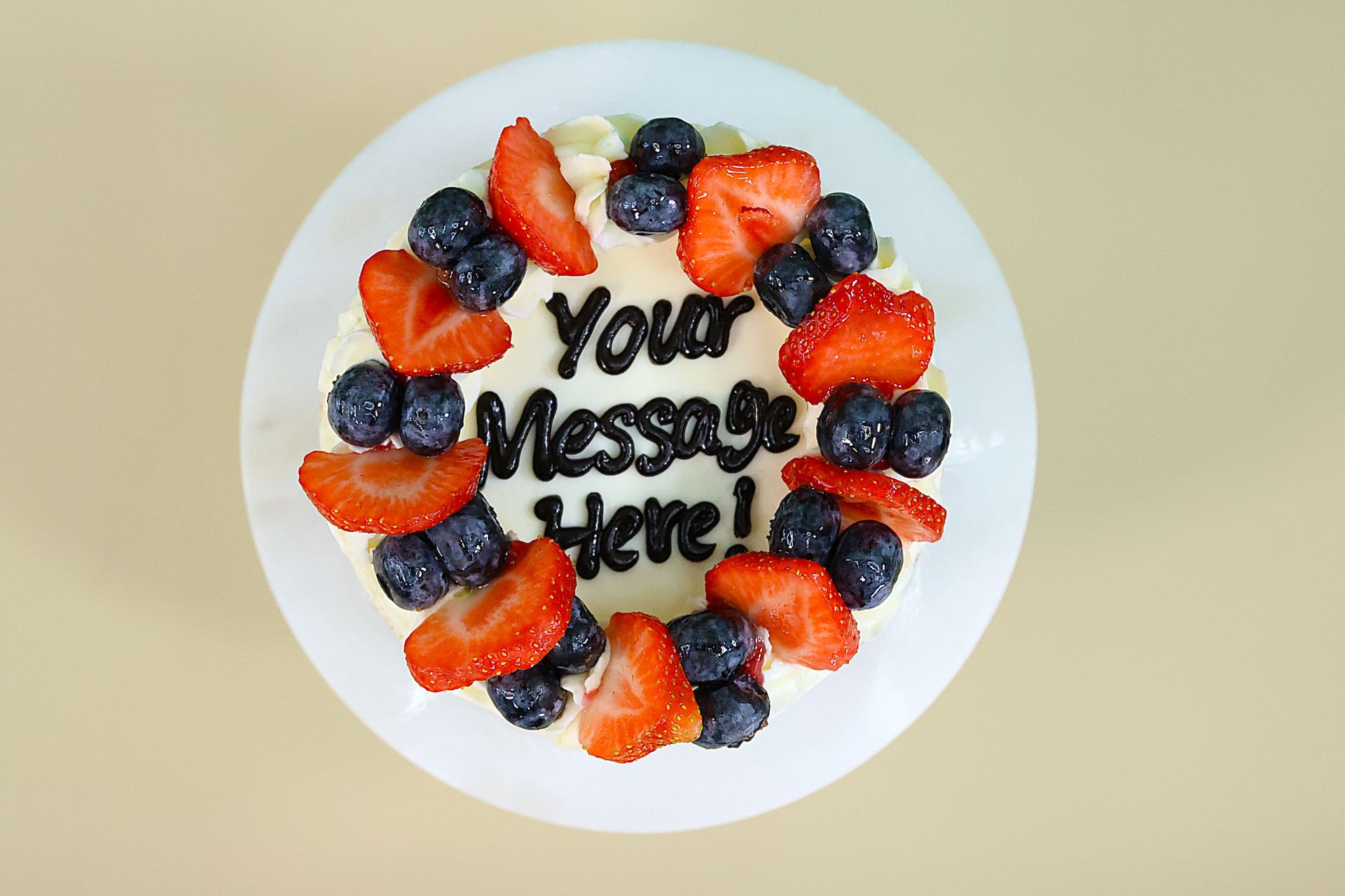 Fresh Berries Vegan Vanilla Cake