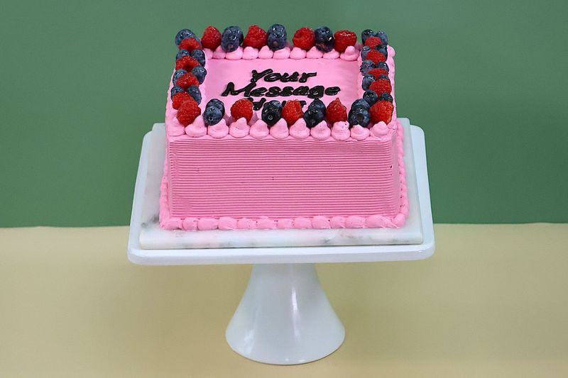 Raspberry Cream & Fruit Cake