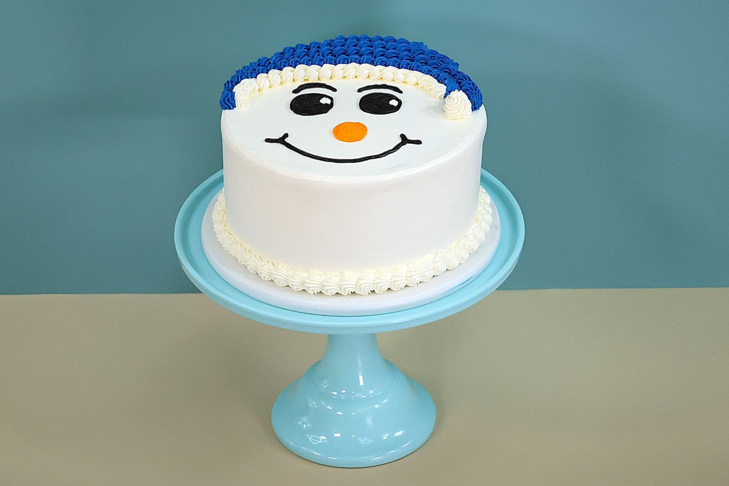 Snowman Christmas Cake