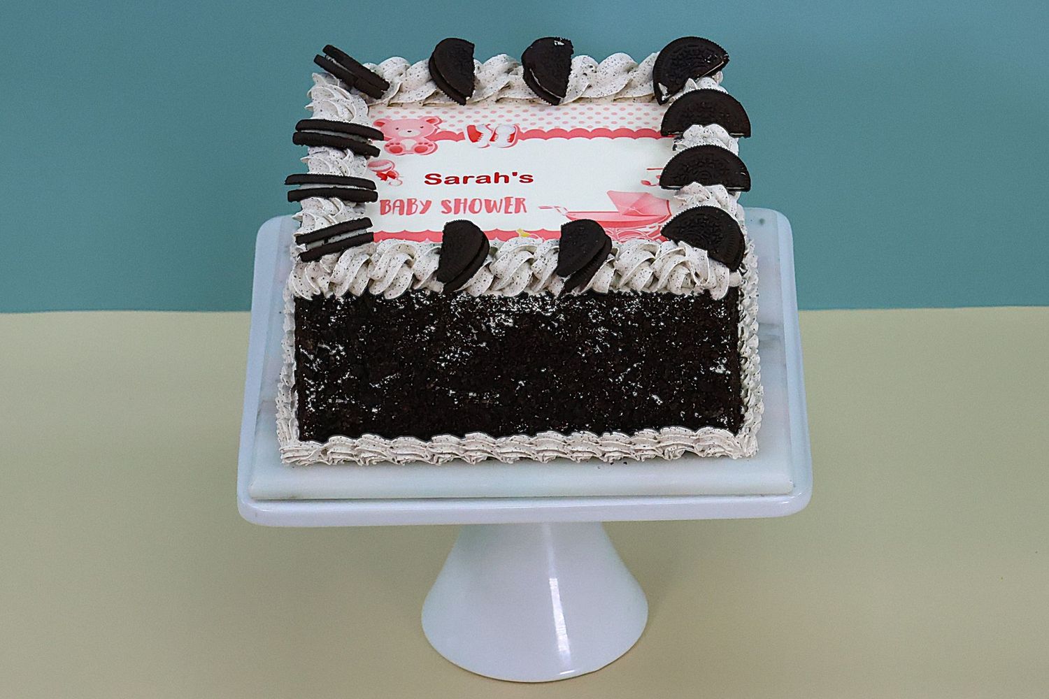 New Born Baby Shower Cake