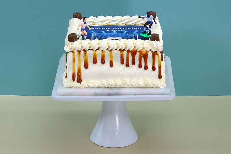 Caramel Football Theme Cake Caramel Football Theme Cake