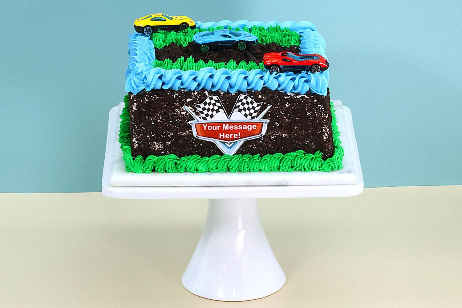 Oreo Crumbs Racing Track birthday Cake Oreo Crumbs Racing Track birthday Cake