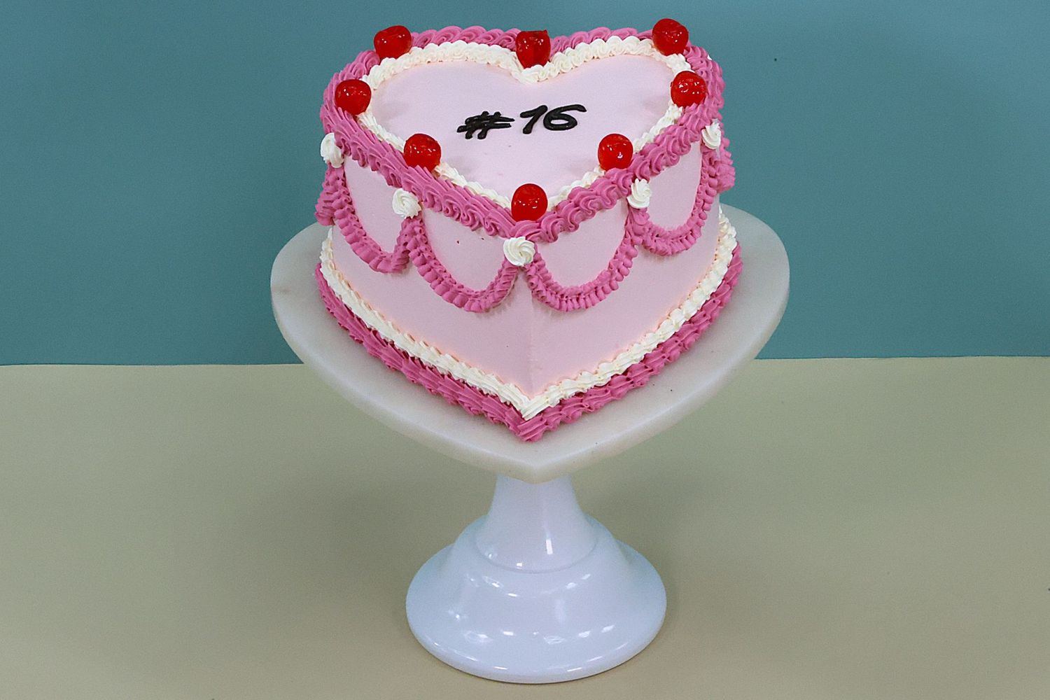 Vintage Heart Cake