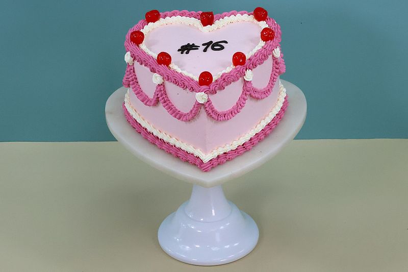 Vintage Heart Cake