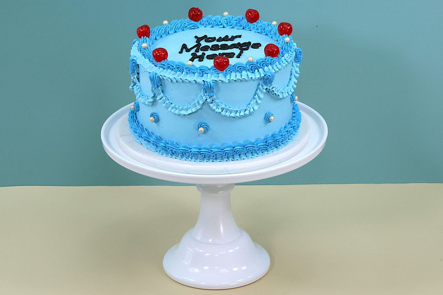 Blue Vintage Cake Blue Vintage Cake