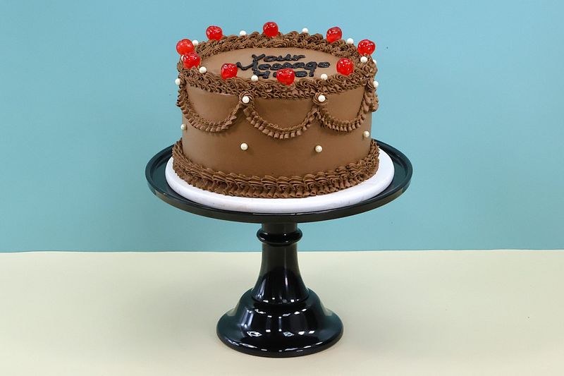 Chocolate  Deluxe Vintage Cake