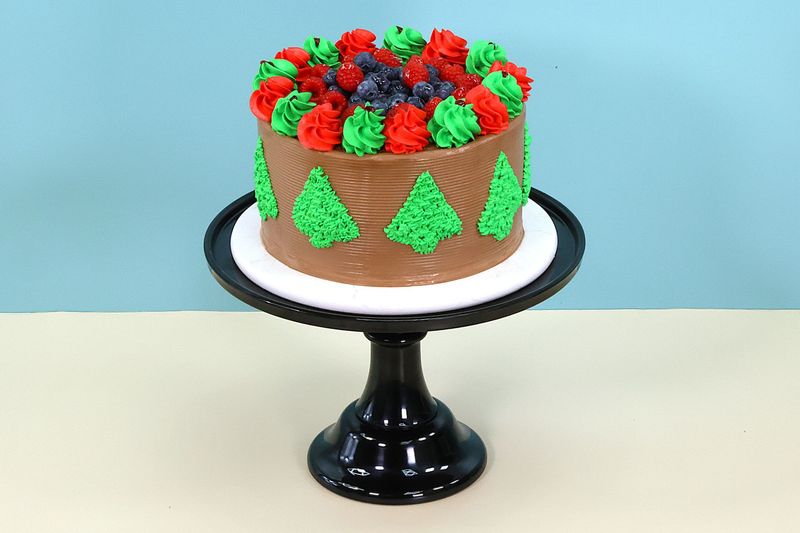 Very Berry Christmas Forest Fruit Cake Very Berry Christmas Forest Fruit Cake