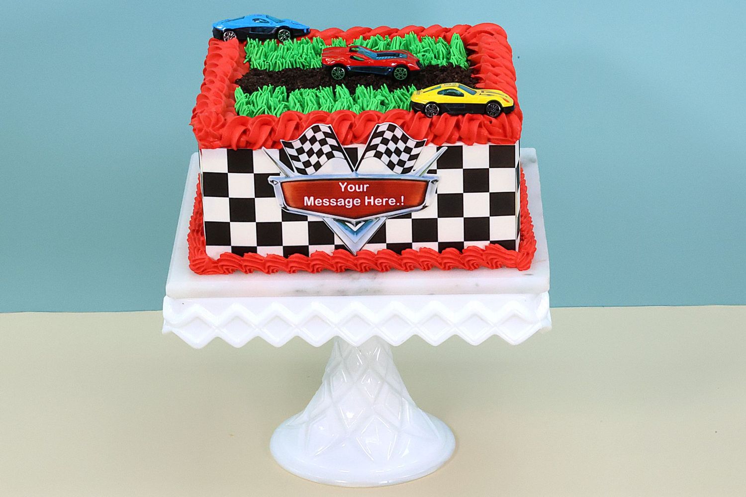 Indianapolis Racing Track birthday Cake Indianapolis Racing Track birthday Cake