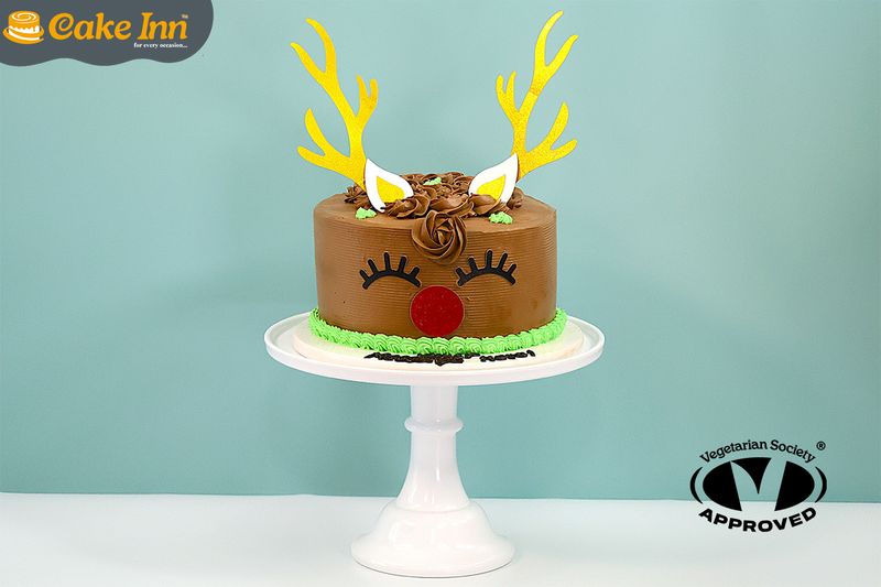 Christmas Reindeer Christmas Cake Christmas Reindeer Christmas Cake
