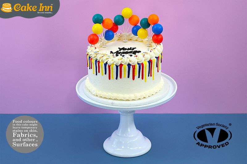 Confetti Balloon Cake