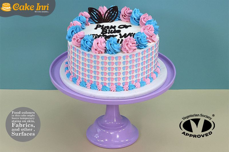 Gender Reveal Baby Shower Cake R155