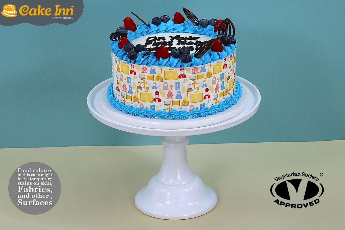 Holly Communions Christening  Cake