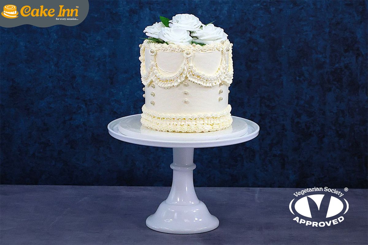 Vintage Tall 6 Layers Luxury Wedding Cake