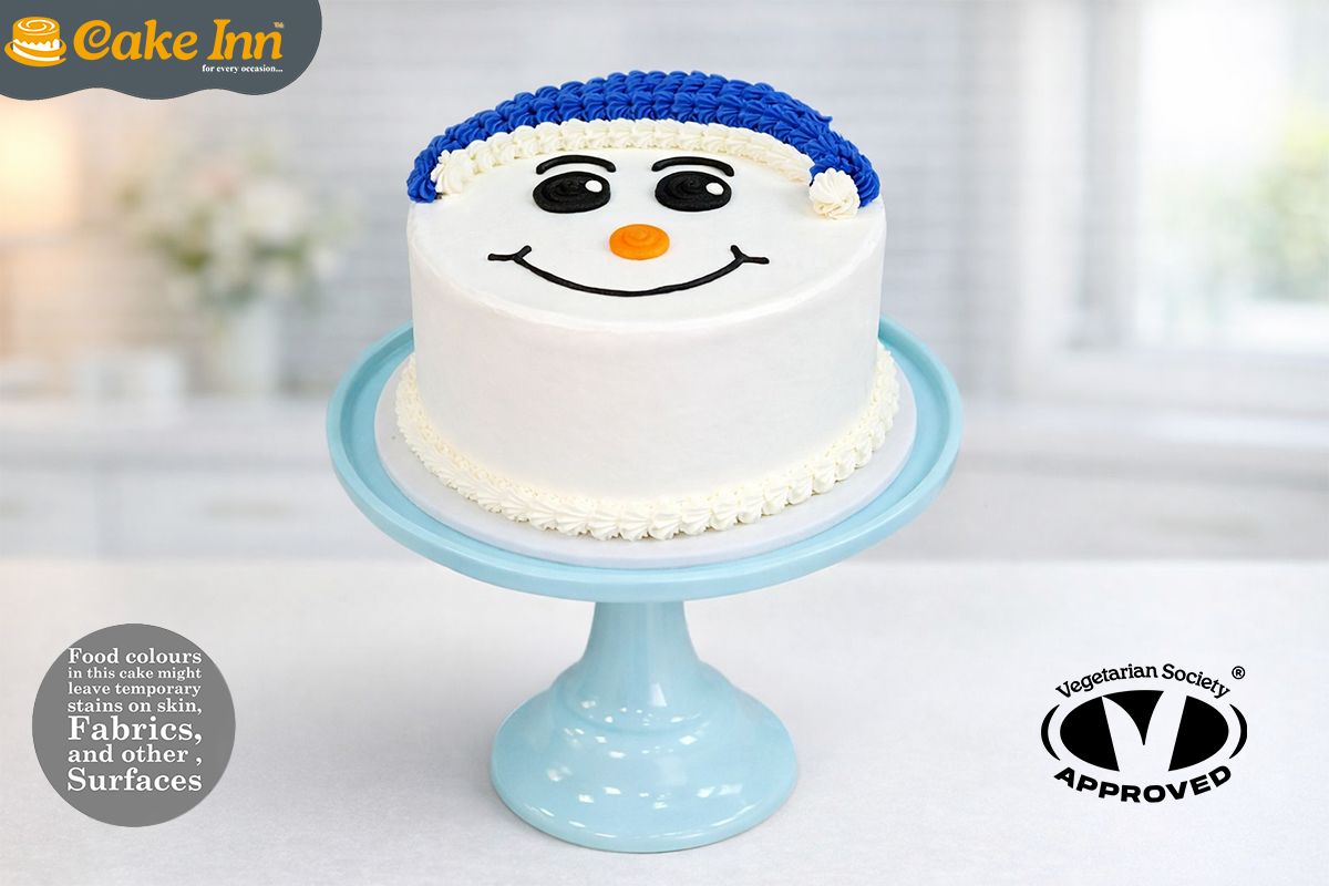 Snowman Christmas Cake