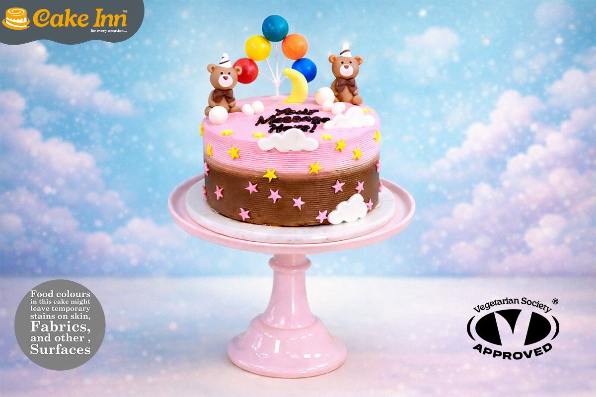 Teddy Bear Baby Cake