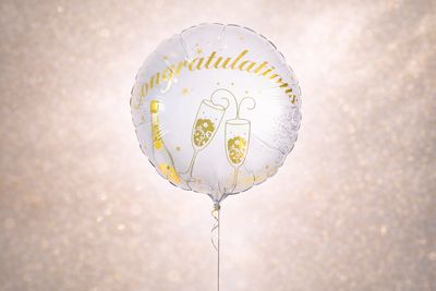 Congratulation 18"Foil Balloon Including Helium & Weight