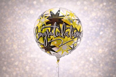 Congratulation 18"Foil Balloon Including Helium & Weight