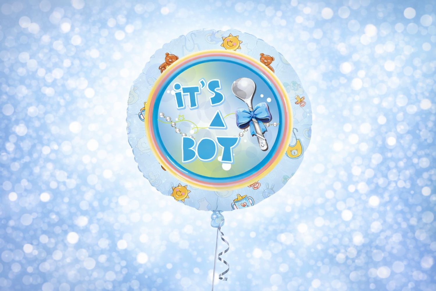 It’s A Boy 18″Foil Balloon Including Helium & Weight