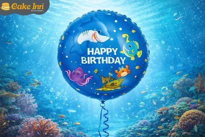 Shark 18"Foil Balloon Including Helium & Weight