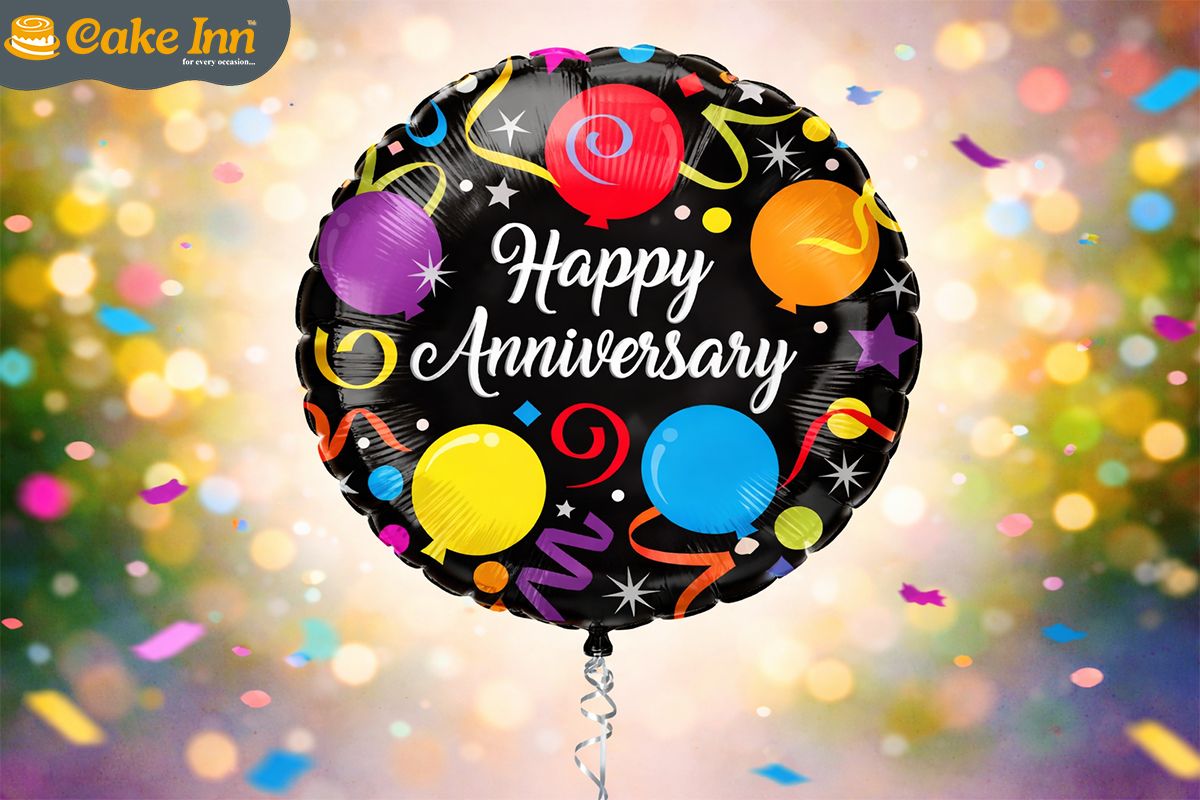 Happy Anniversary 18"Foil Balloon Including Helium & Weight