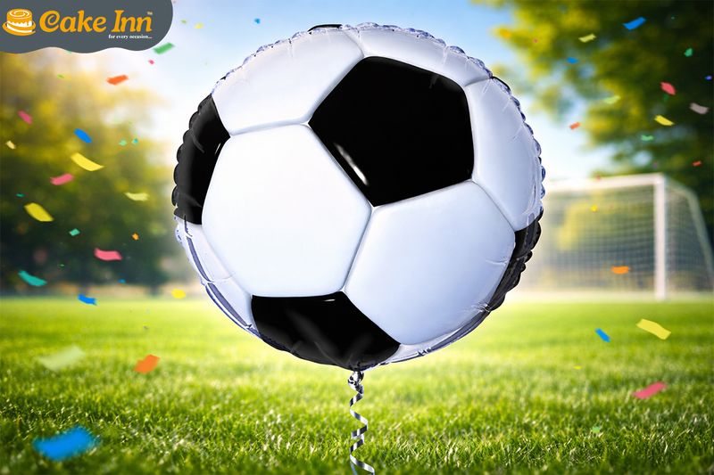 football 18"Foil Balloon Including Helium & Weight